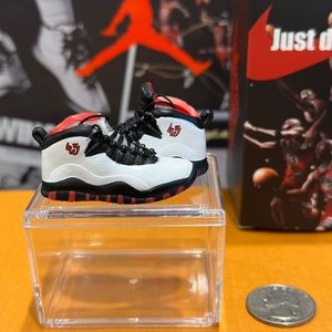 Jordans mini blind box shoes. Comes with Air Jordan box, acrylic display case.